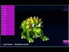 Cartoon Triceratops Low-poly 3D model_1