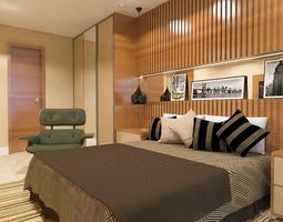 Model Bedroom bedroom minimalist free 3d model skp Model Bedroom bedroom minimalist free 3d model skp