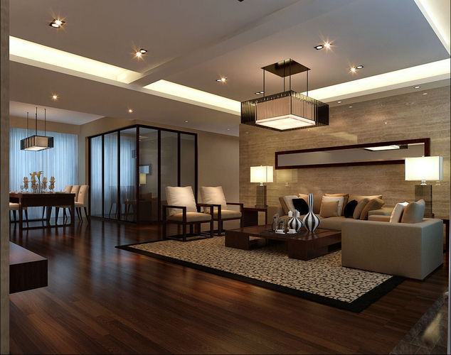 Realistic Living Room Design Model Cgtrader Realistic Living Room Design Model