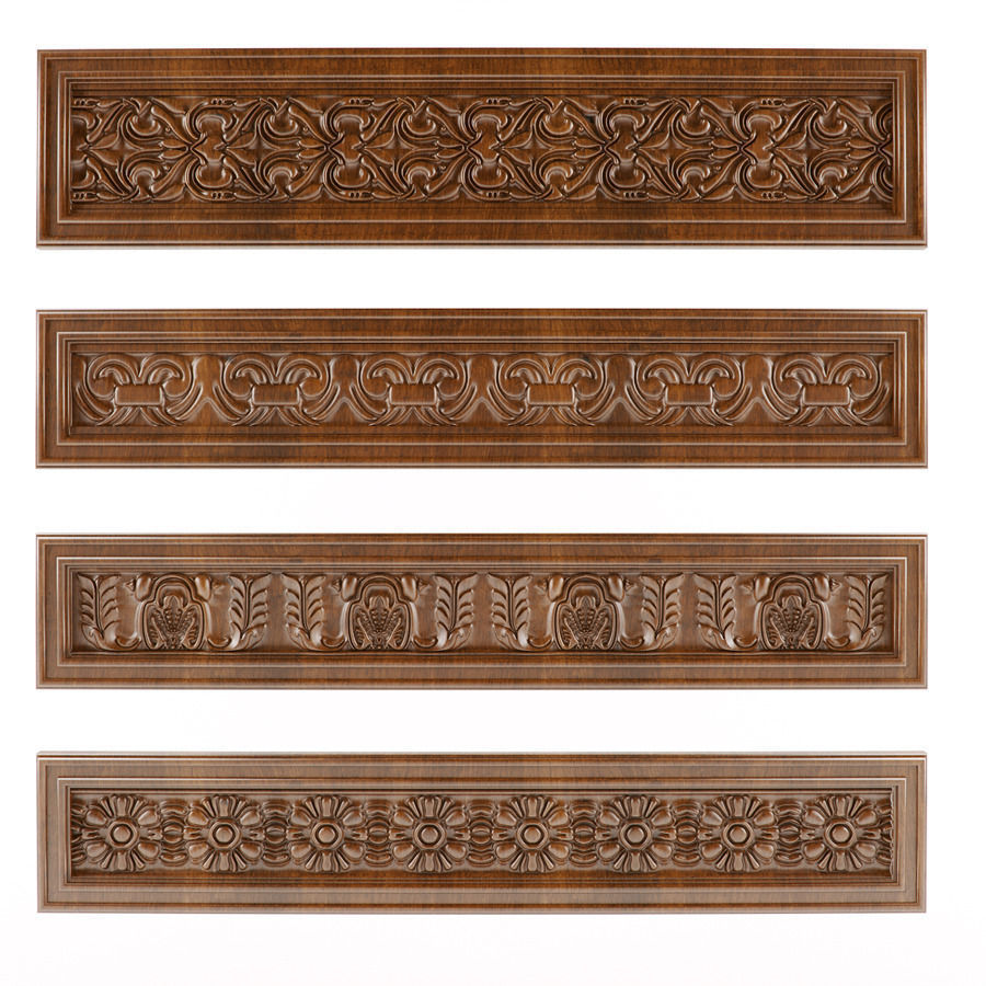 3D Carved friezes | CGTrader