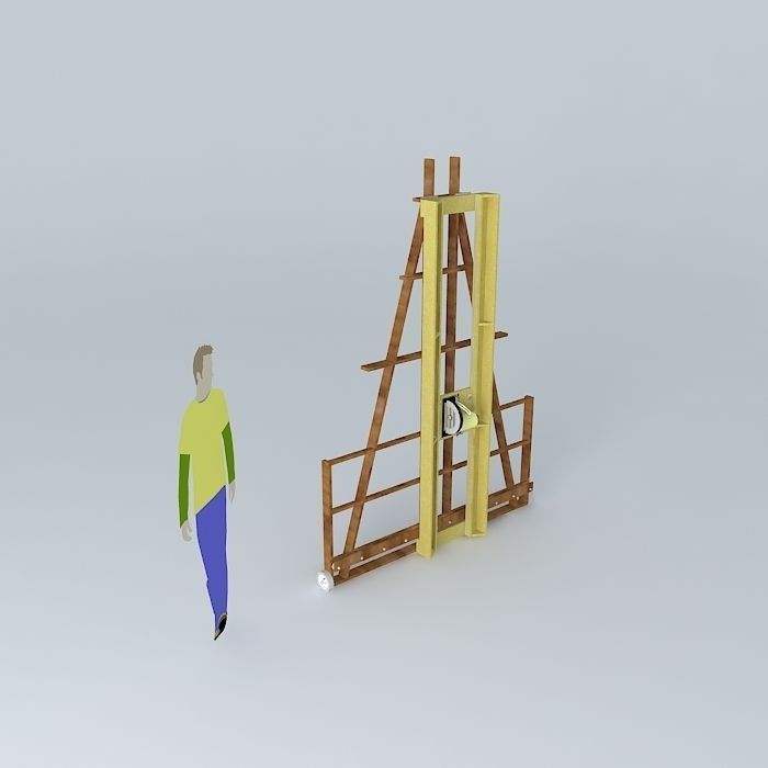 Serra Panel Esquadrejadora 3D model