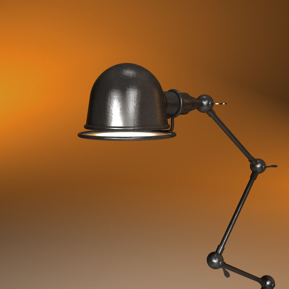 RESTORATION HARDWARE Atelier scissor lamp 3D model CGTrader