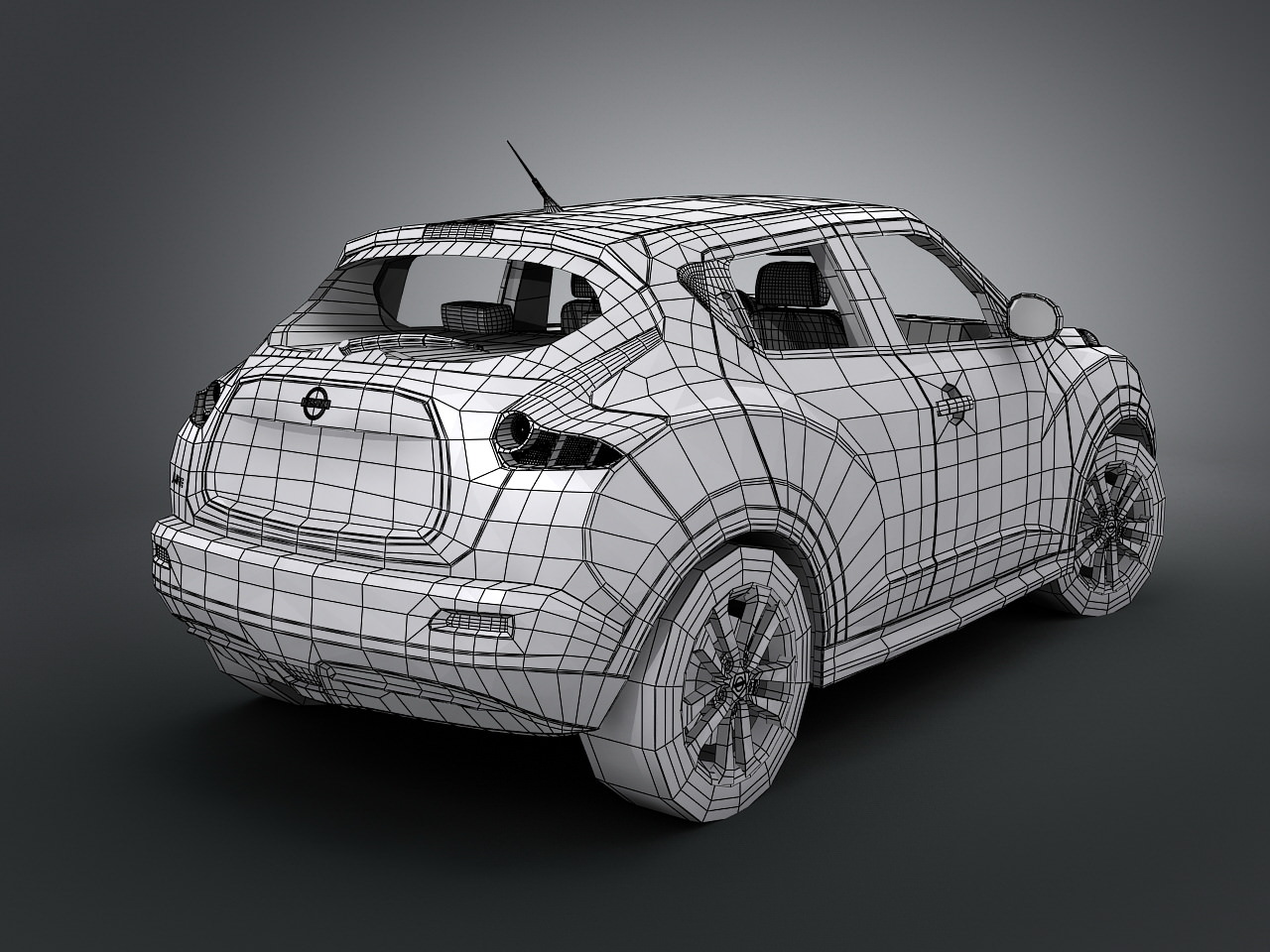 Nissan Juke 3D Model MAX OBJ 3DS FBX - CGTrader.com