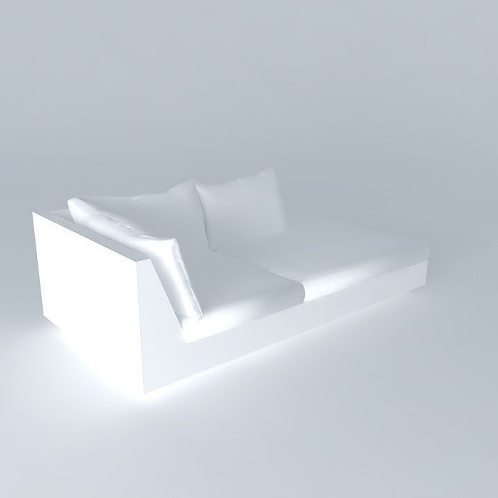 Side sofa 3D model