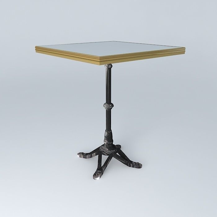 BISTRO TABLE SQUARE 3 3D model