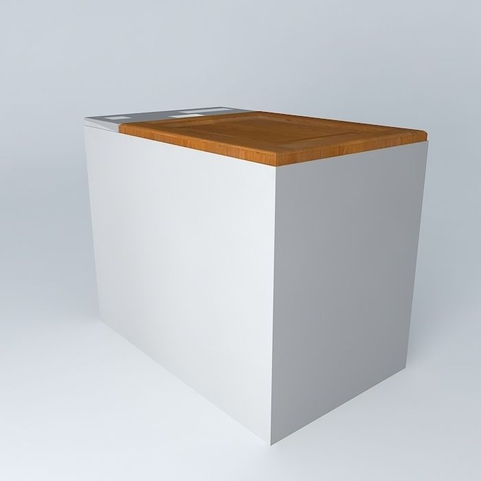 Kitchen Red Fair Cabinet 3D model