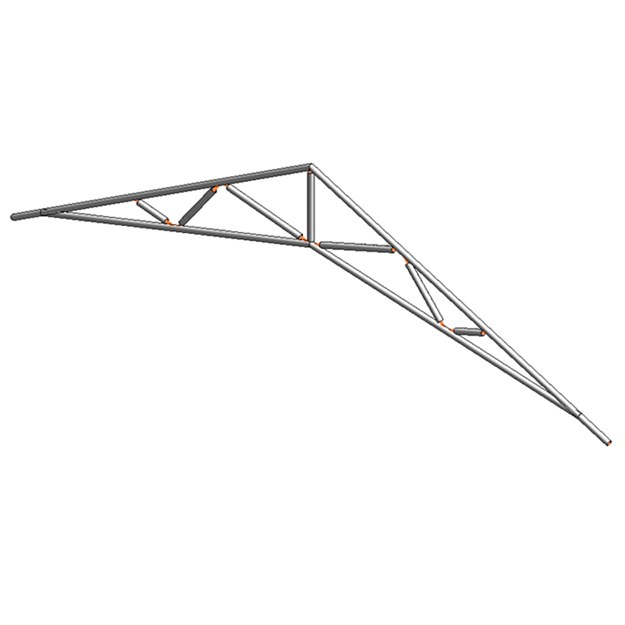 3D 14 Common and Scissors Standard Trusses CGTrader