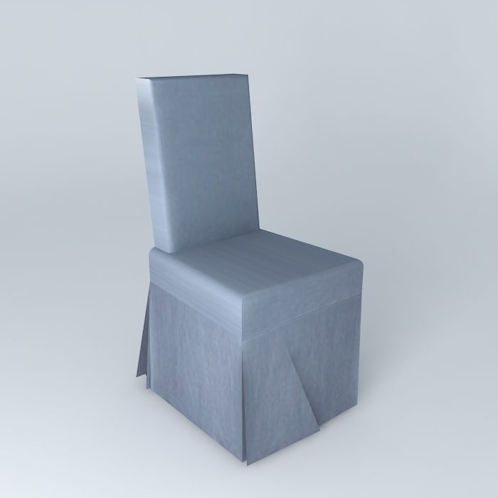 Washed blue linen cover MARGAUX storm houses the world
