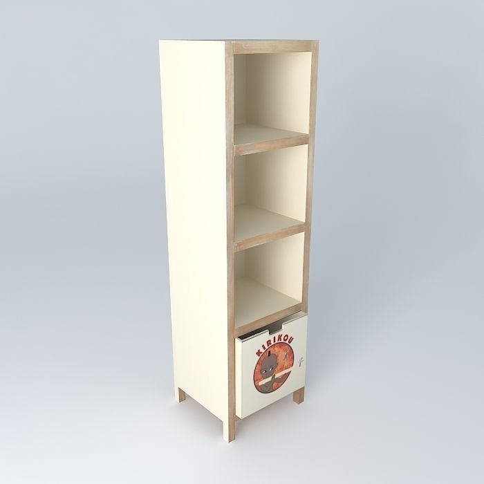 Library KIRIKOU child houses the world 3D model
