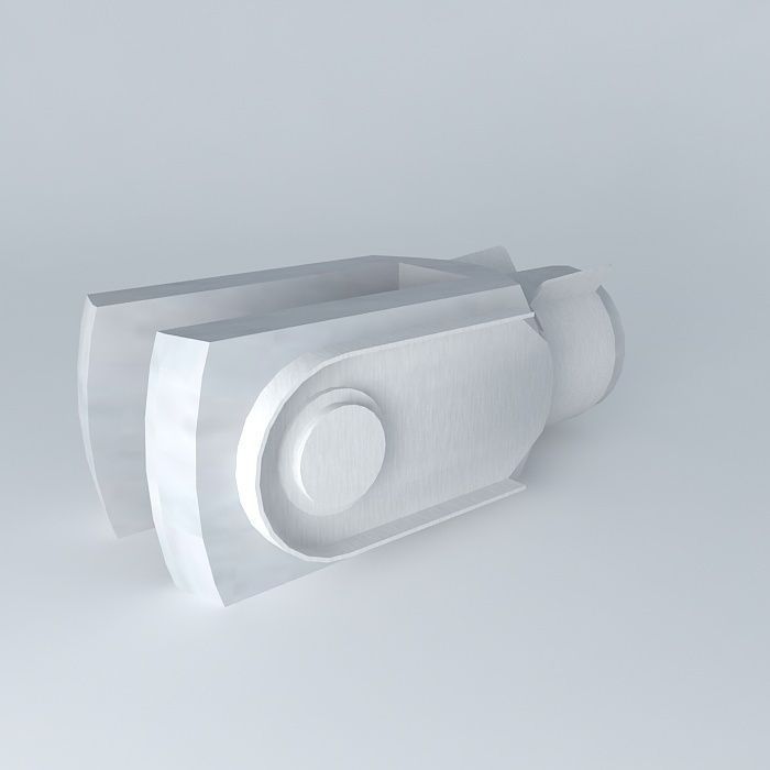 M8 rod clevis Free 3D model