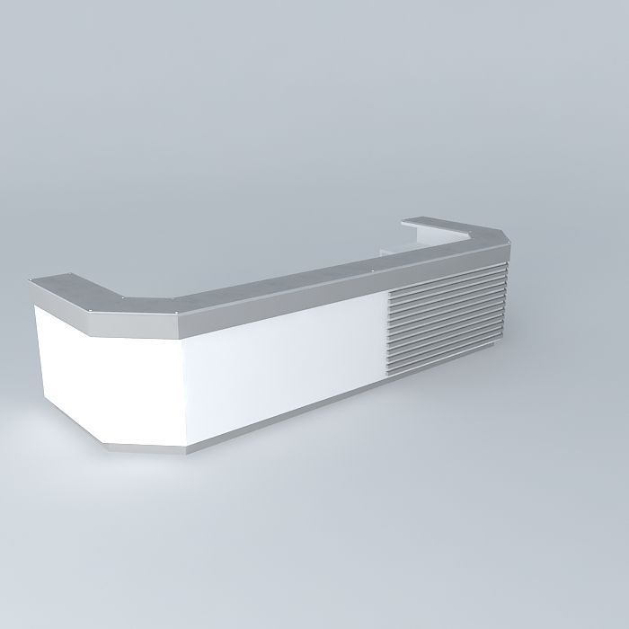 3d Front Desk Cgtrader Front Desk 3d Model Max Obj 3ds Fbx Stl Dae 1