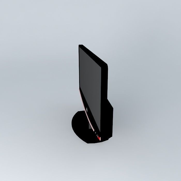 HP Computer Screen Free 3D Model CGTrader