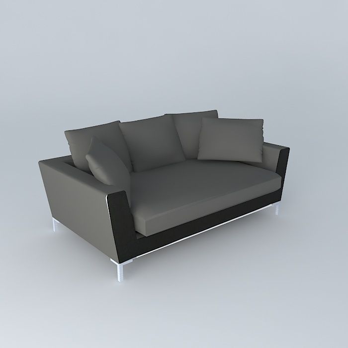 Dublin the 3 seater sofa Maisons du Monde 3D model