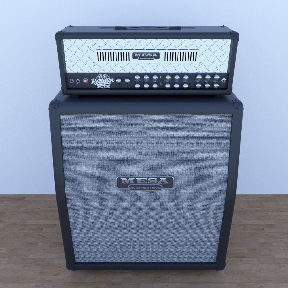 Mesa Boogie Guitar Cabinet Cgtrader Mesa Boogie Guitar Cabinet Model Obj Mtl Fbx