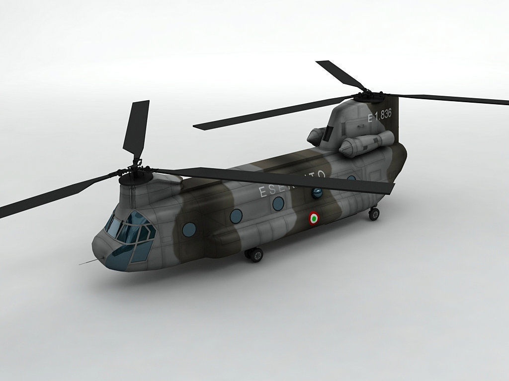 CH47 Chinook Helicopter Italian Army