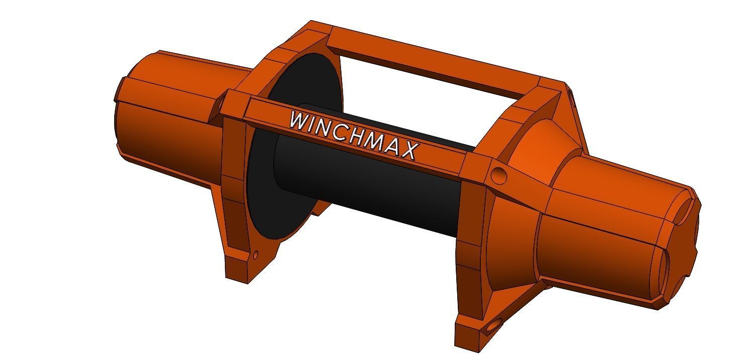 Winchmax Winch 17500lb 24v 3D model