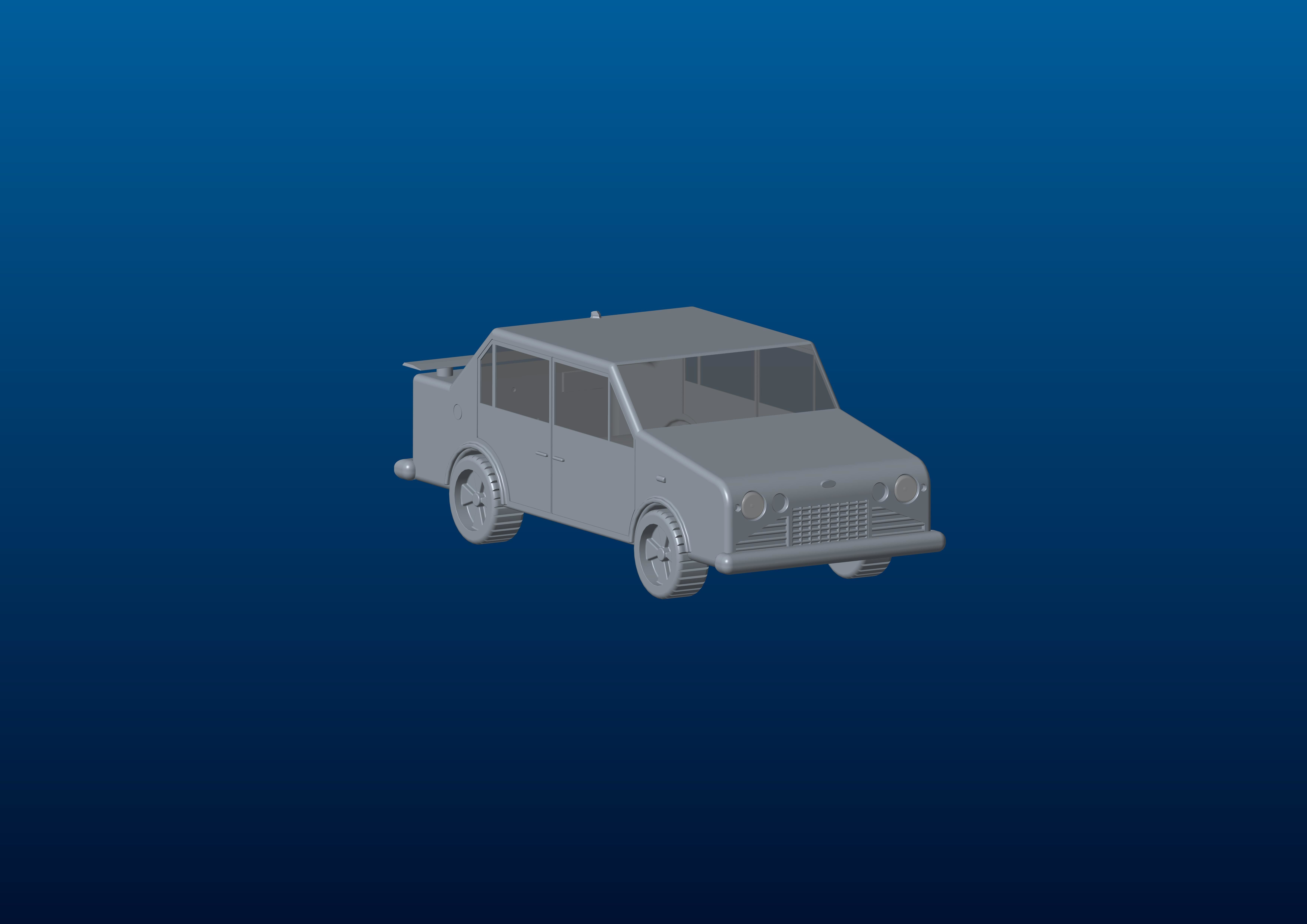 Toy car free 3D model CGTrader
