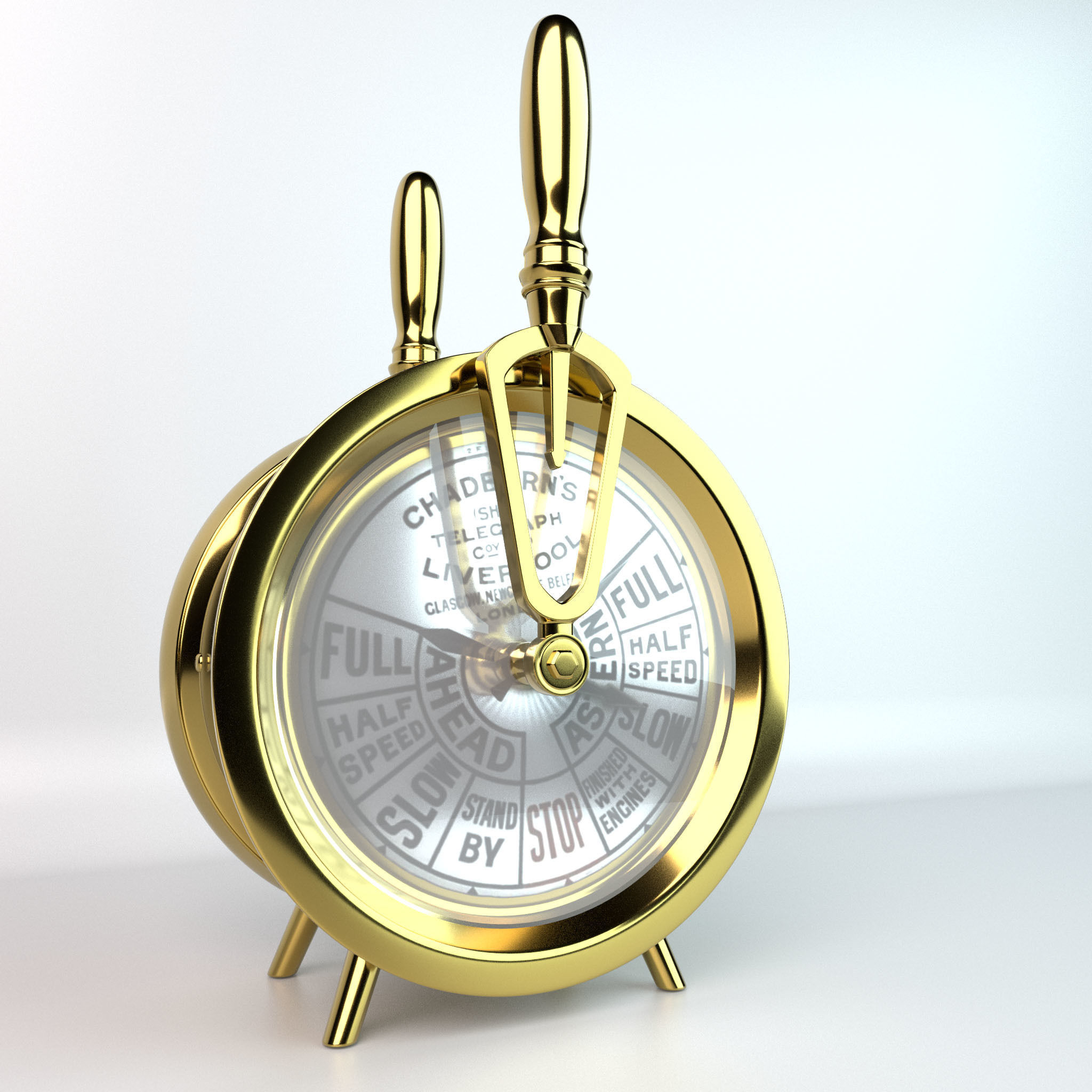 Ship Telegraph 3D model CGTrader