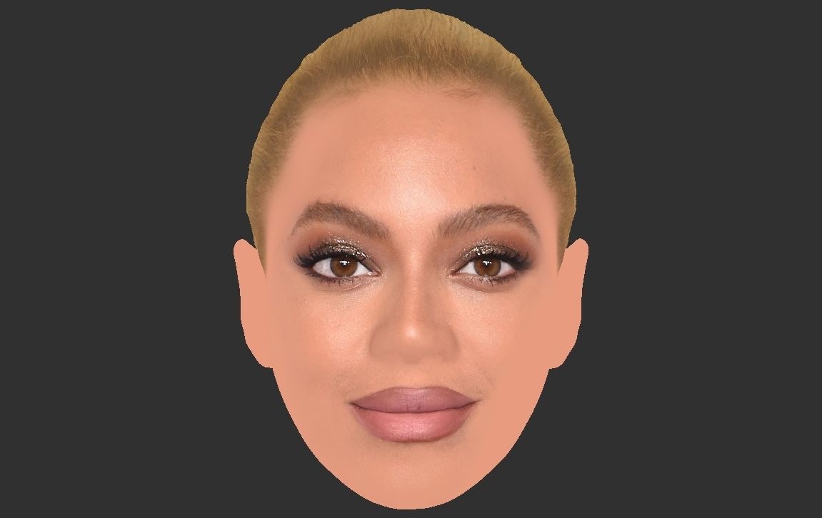 Beyonce Knowles 3D model | CGTrader