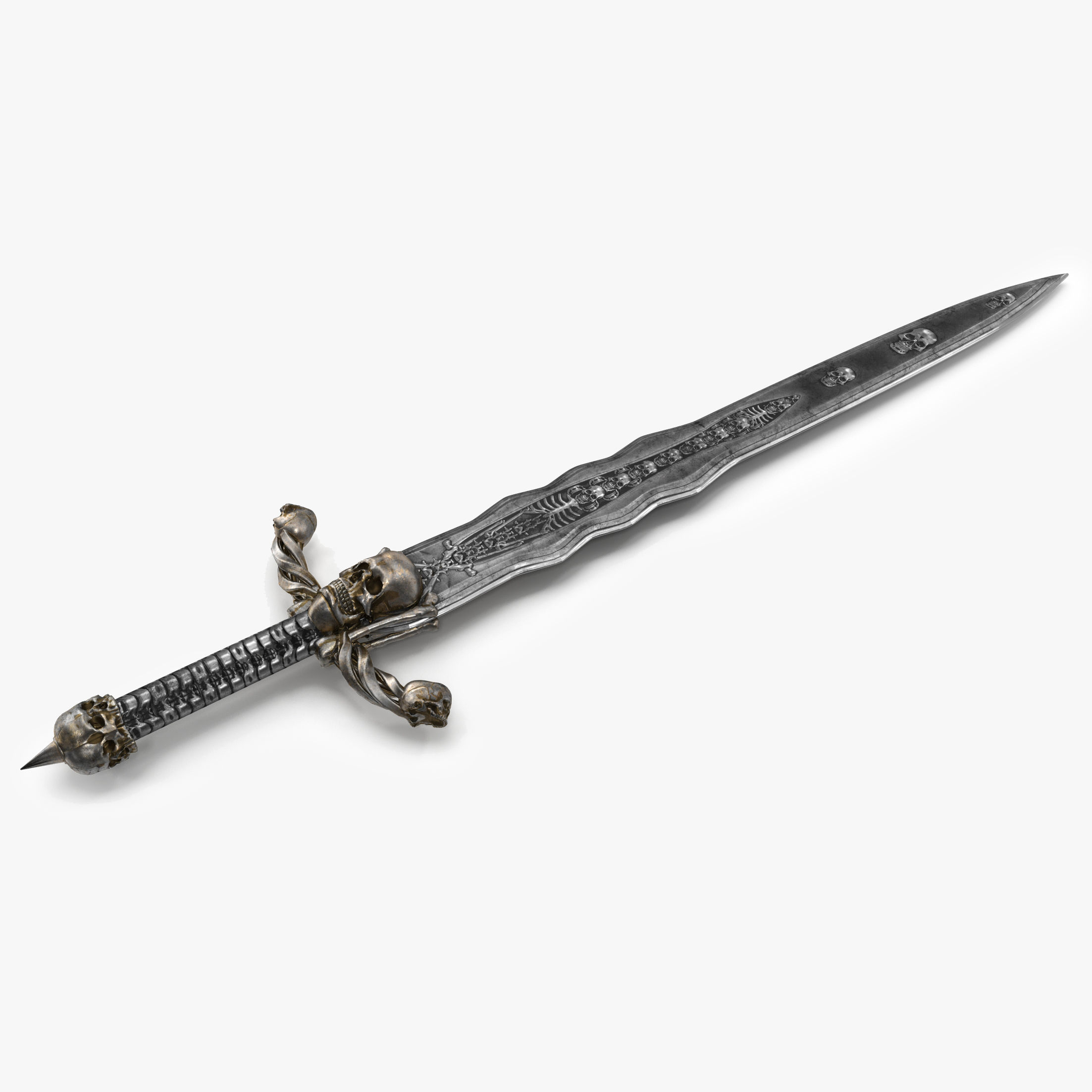 Sword Skull 3D model