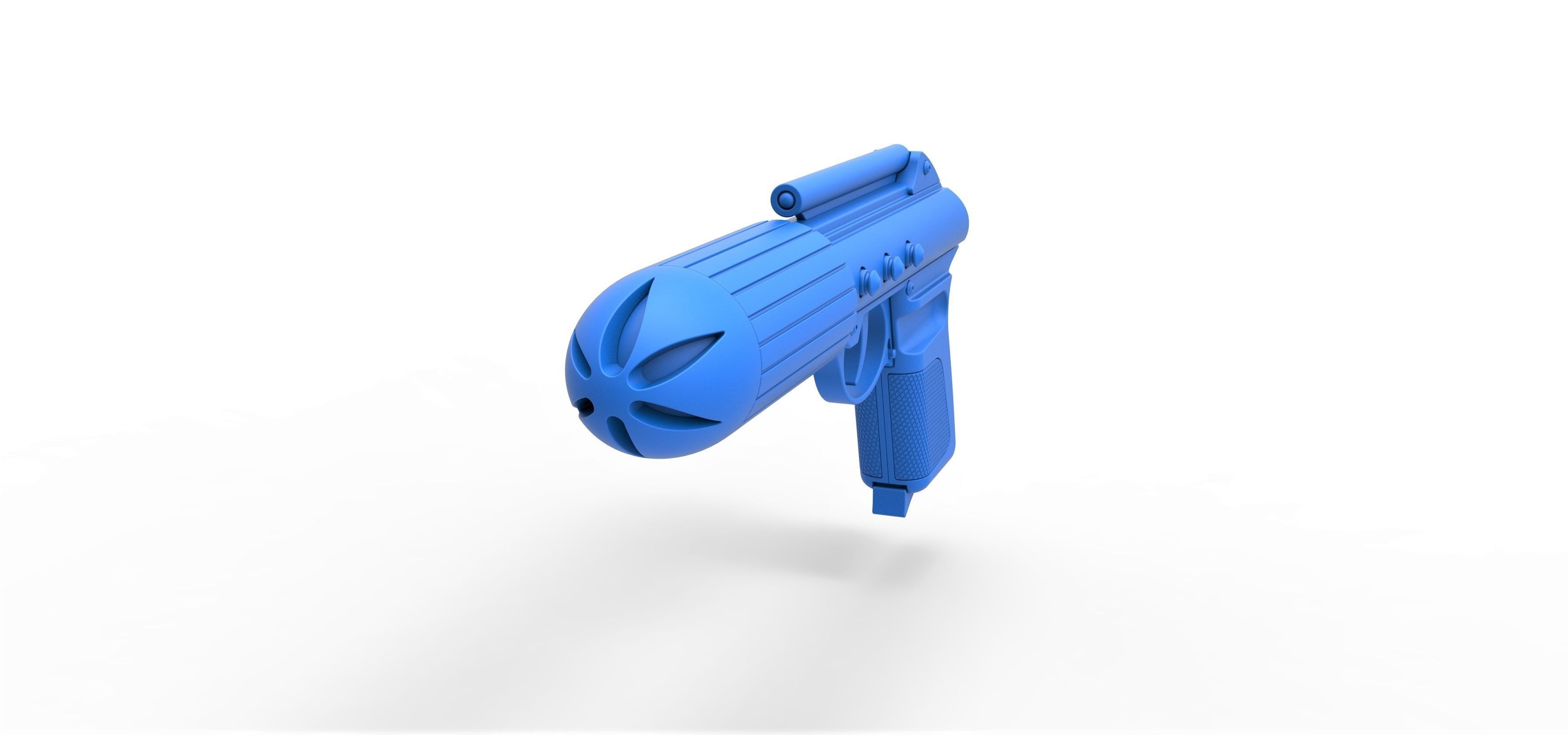 Standard issue agent sidearm J2 from the movie Men in Black 3D model