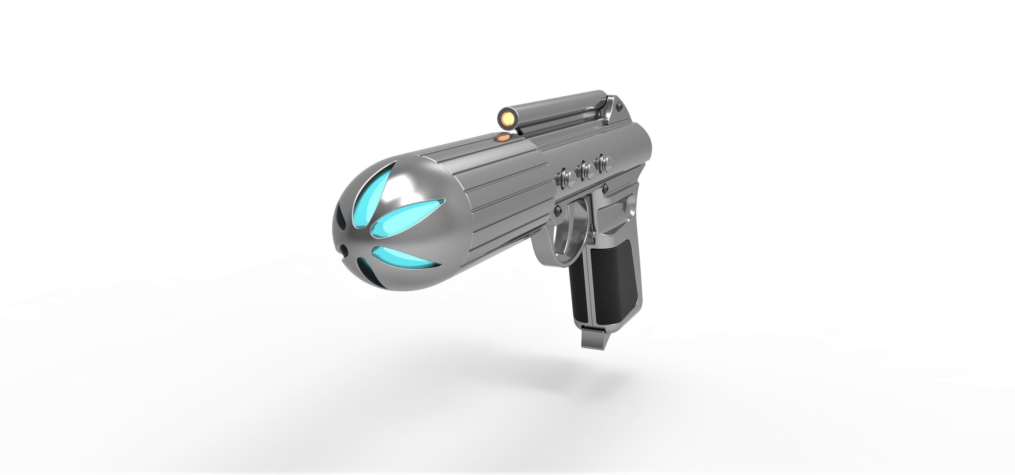 Standard issue agent sidearm J2 from the movie Men in Black 3D model