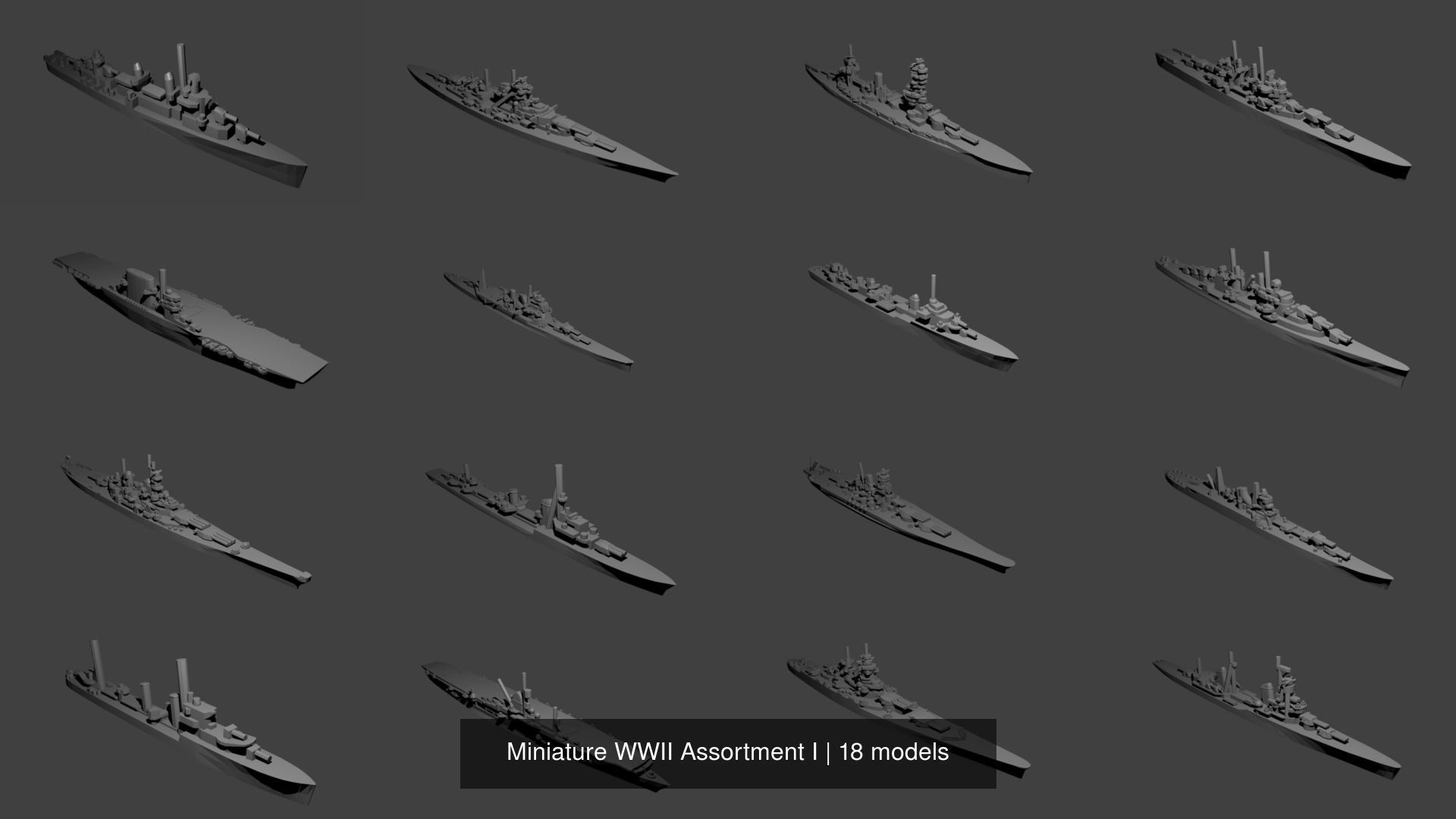 Miniature WWII Assortment I