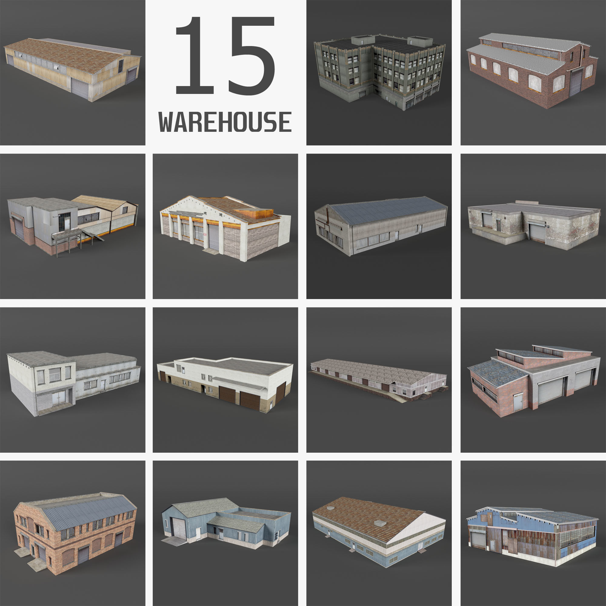 15 Industrial Buildings Collection II