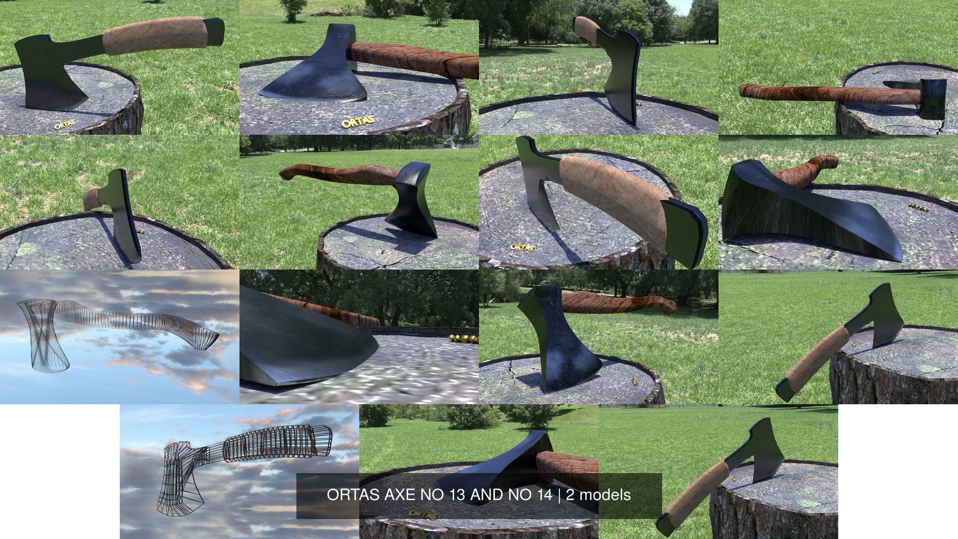 ORTAS AXE NO 13 AND NO 14