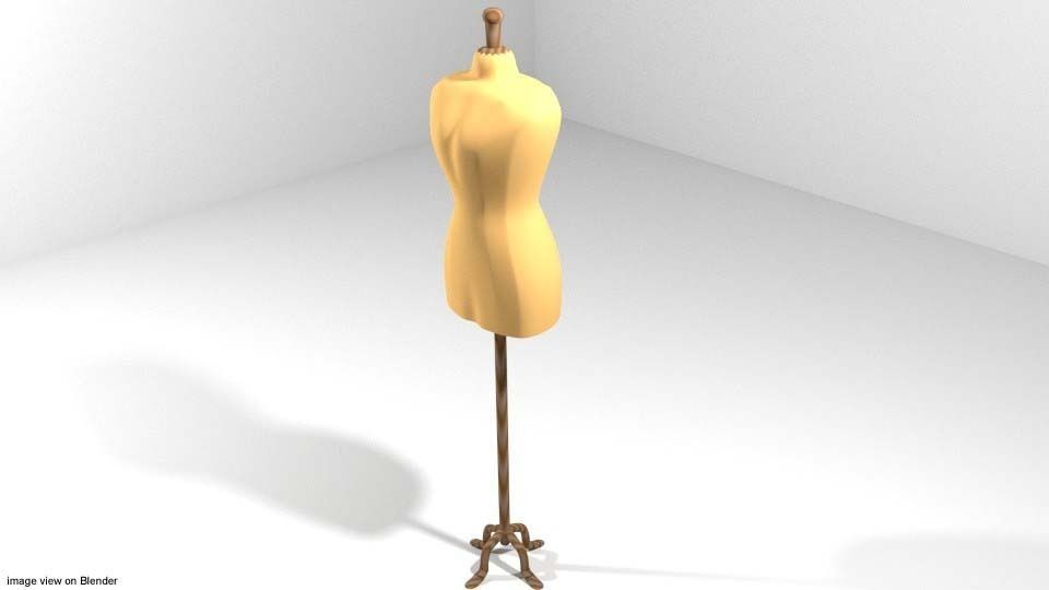 Mannequin - Dress Display 3D model