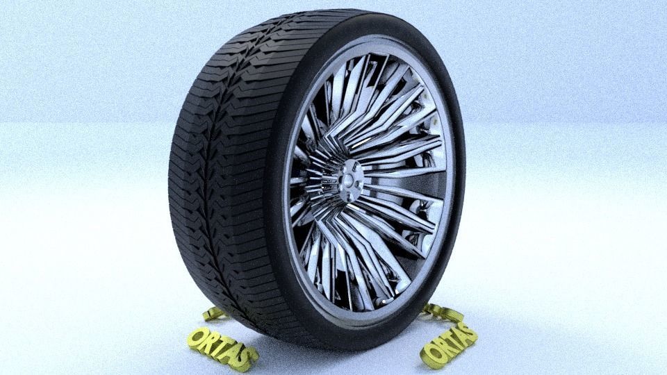 ORTAS CAR RIM 44 GAME READY RIM TIRE AND DISC