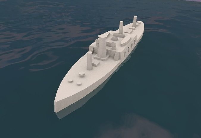 Brazilian Ironclad Brasil 3D model 3D printable | CGTrader