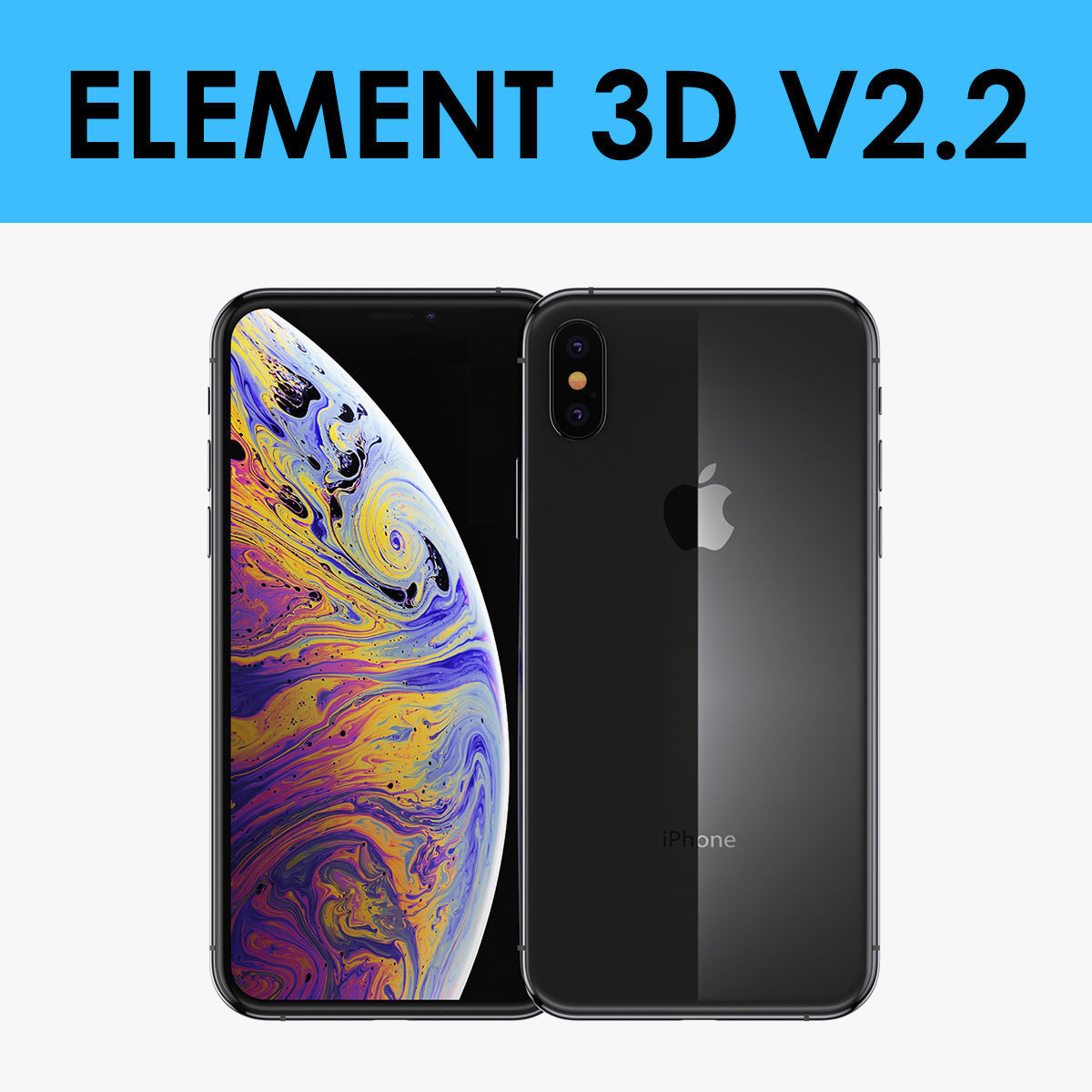 E3D - iPhone XS Space Gray