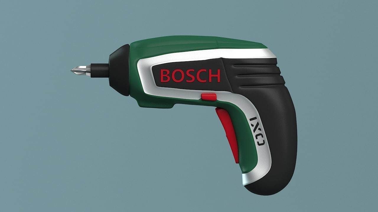 Bosch Cordless Screwdriver 3D model CGTrader
