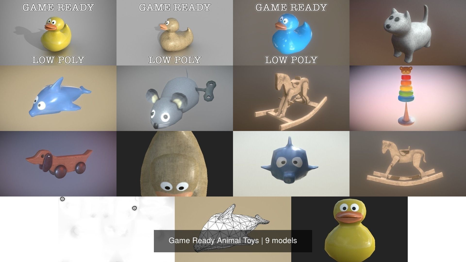 Game Ready Animal Toys