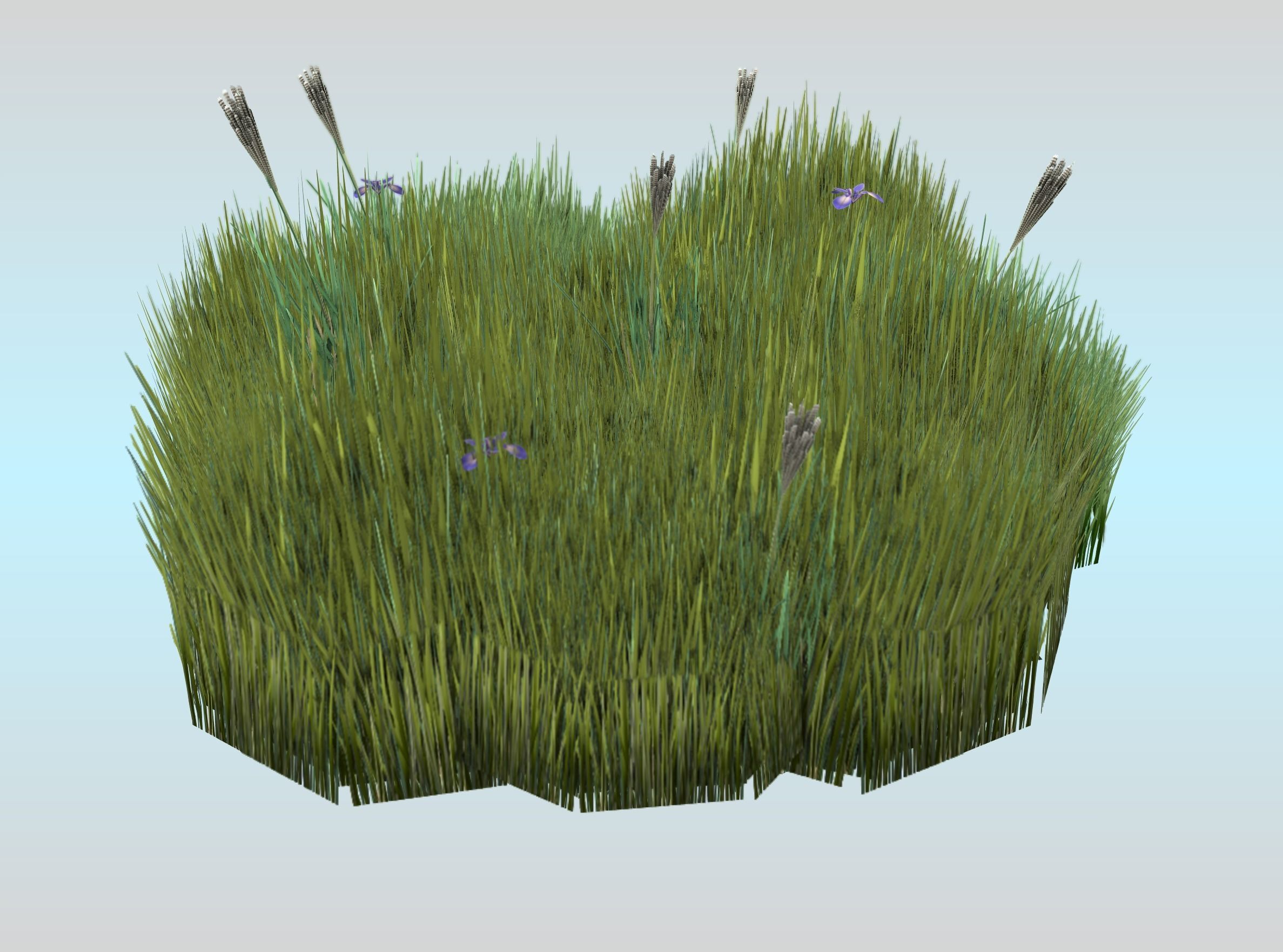 Reeds - Object 47 Low-poly 3D model