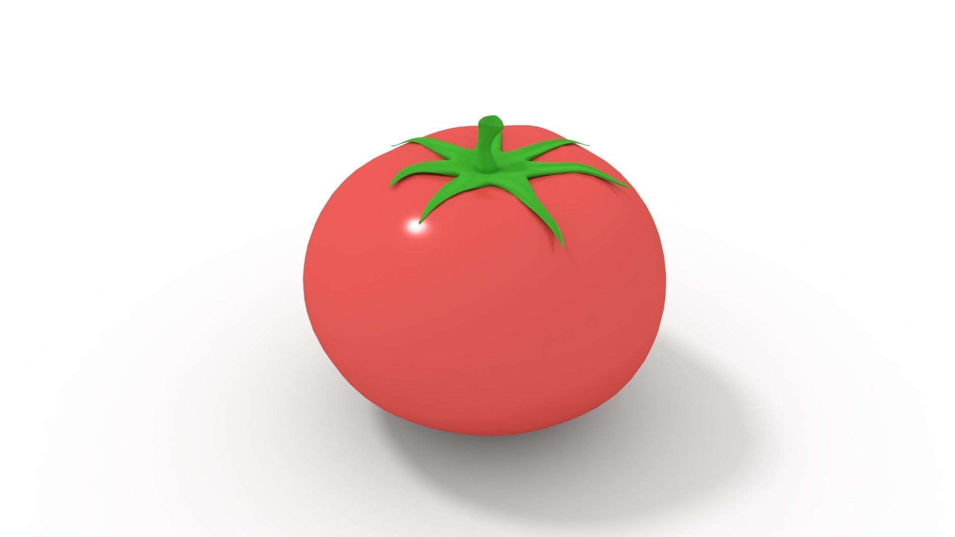 Tomato Low-poly 3D model