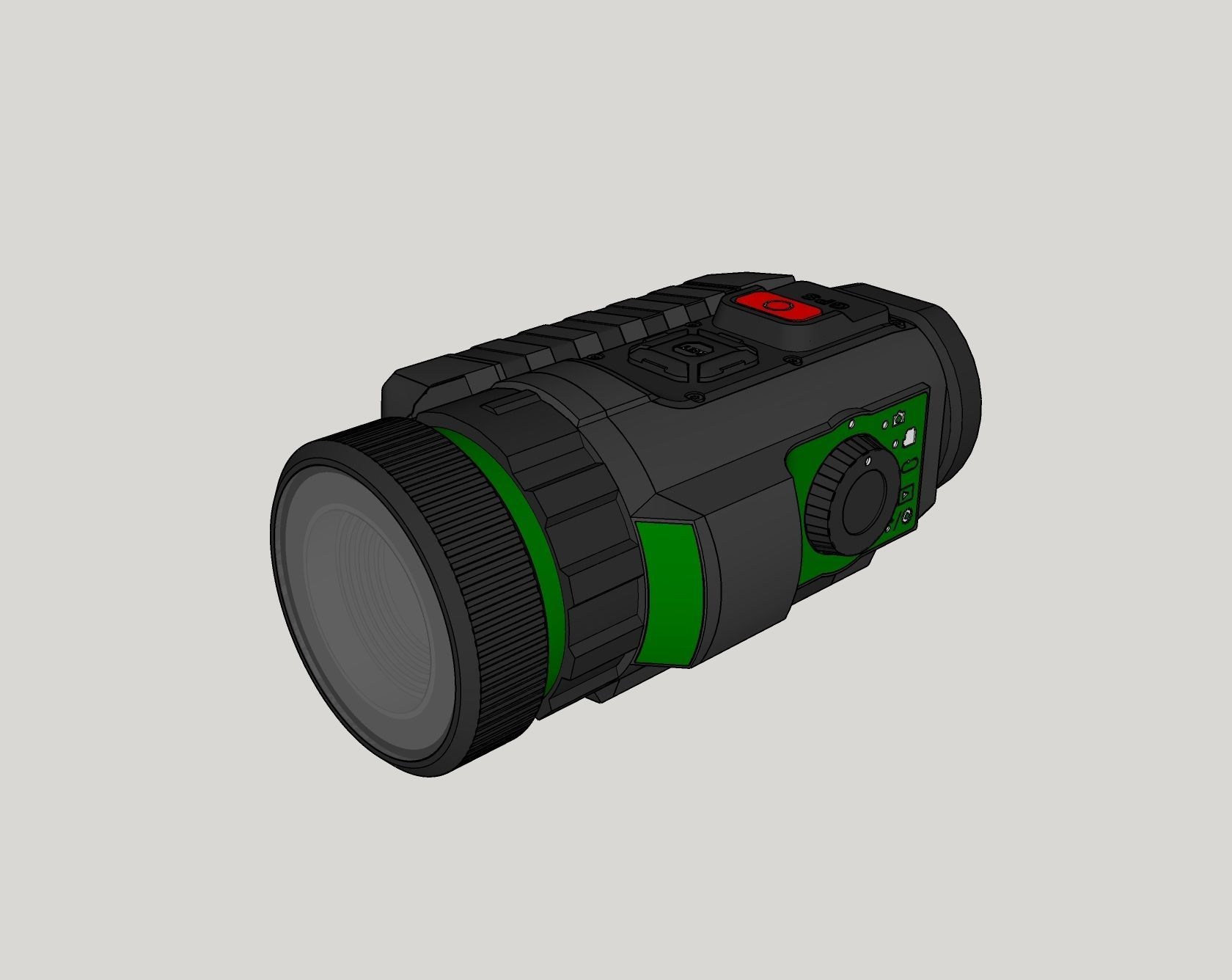 Sionyx Aurora Color Night Vision Camera 3D model 3D printable | CGTrader