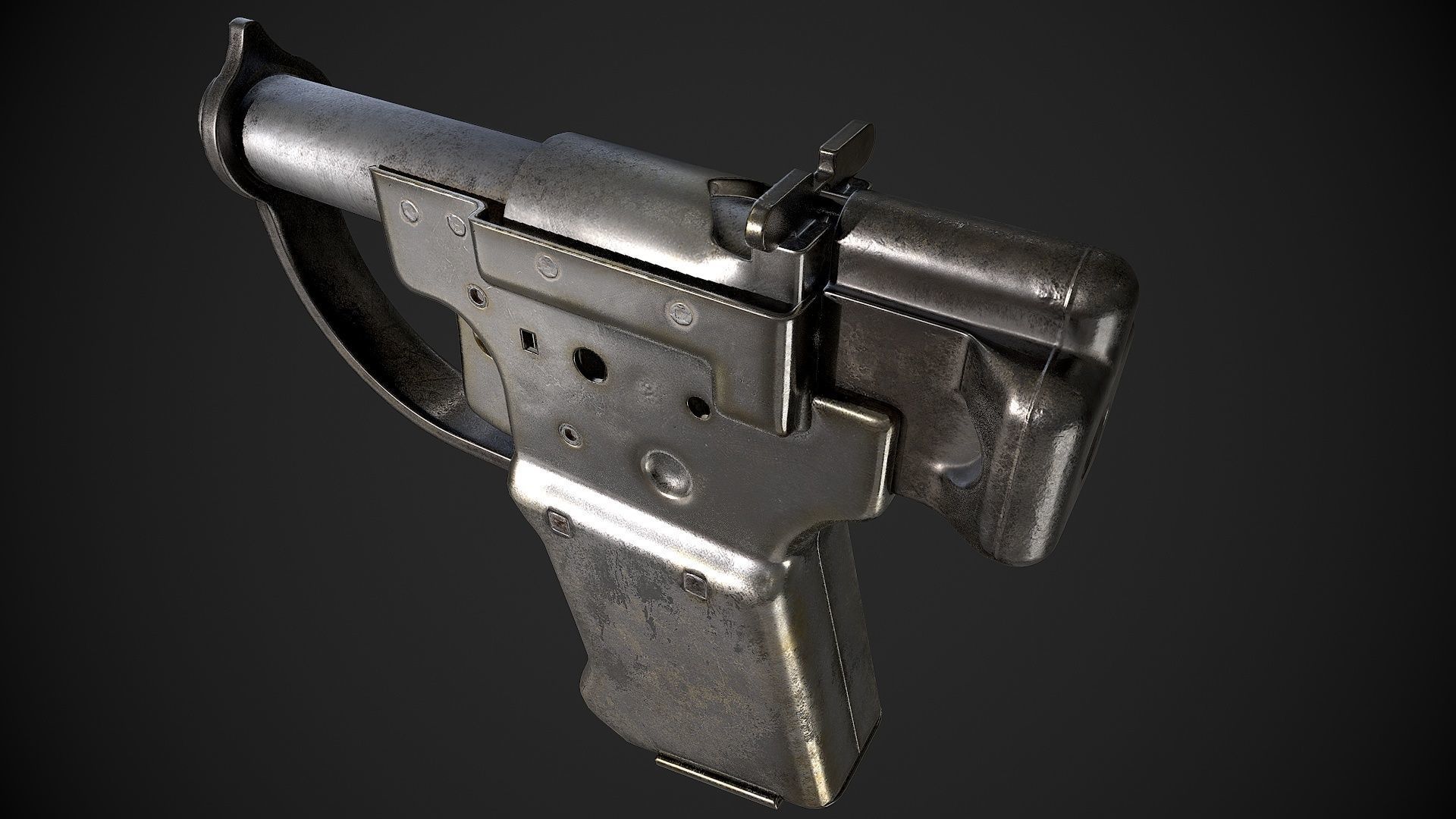 3D model FP-45 Liberator VR / AR / low-poly rigged animated | CGTrader