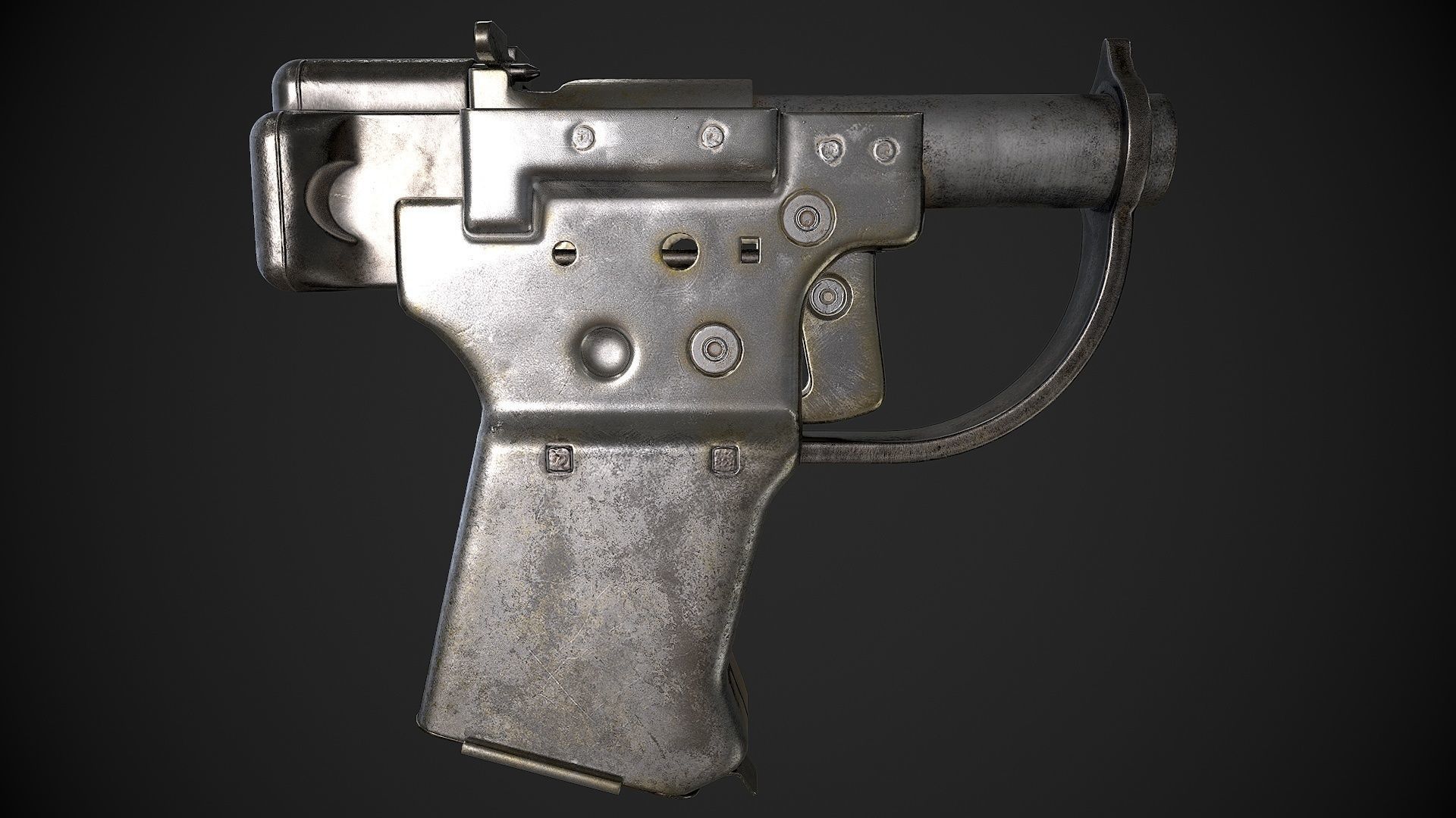 3D model FP-45 Liberator VR / AR / low-poly rigged animated | CGTrader