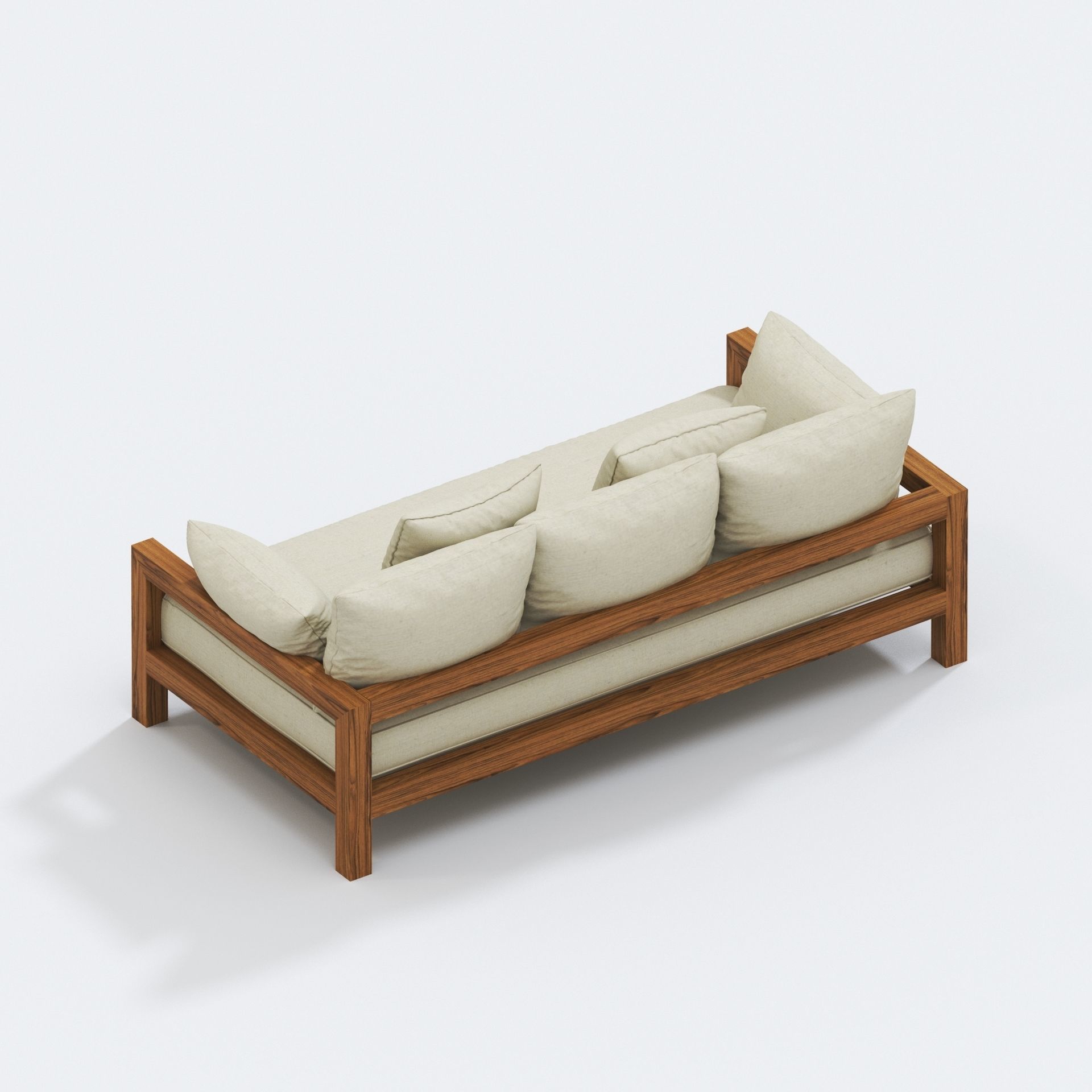 James Perse Furniture MONTECITO DAYBED 3D model CGTrader