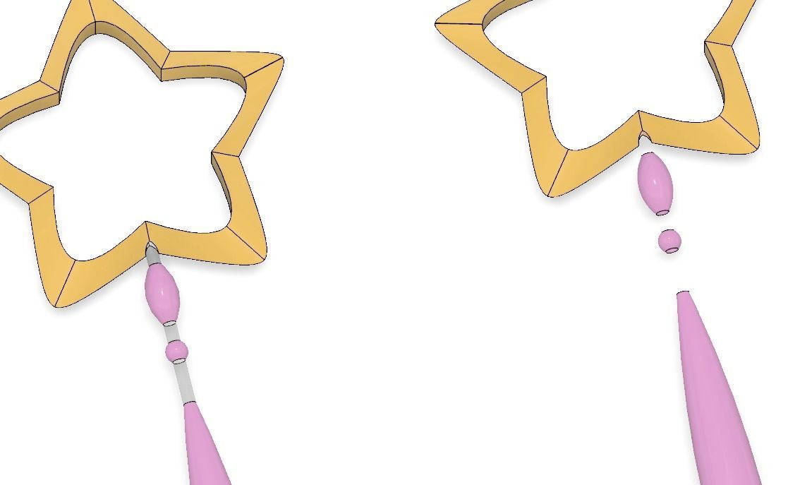 DAOKO Girl Star Wand 3D model 3D printable | CGTrader