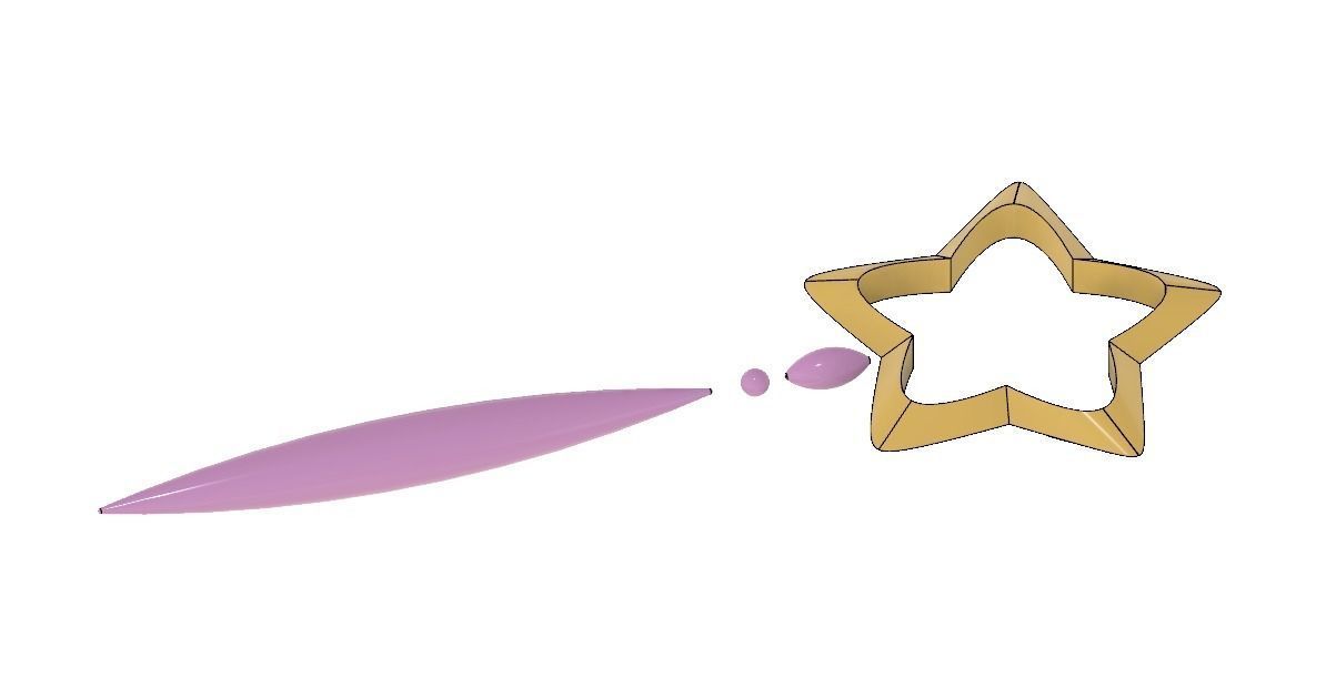 DAOKO Girl Star Wand 3D model 3D printable | CGTrader