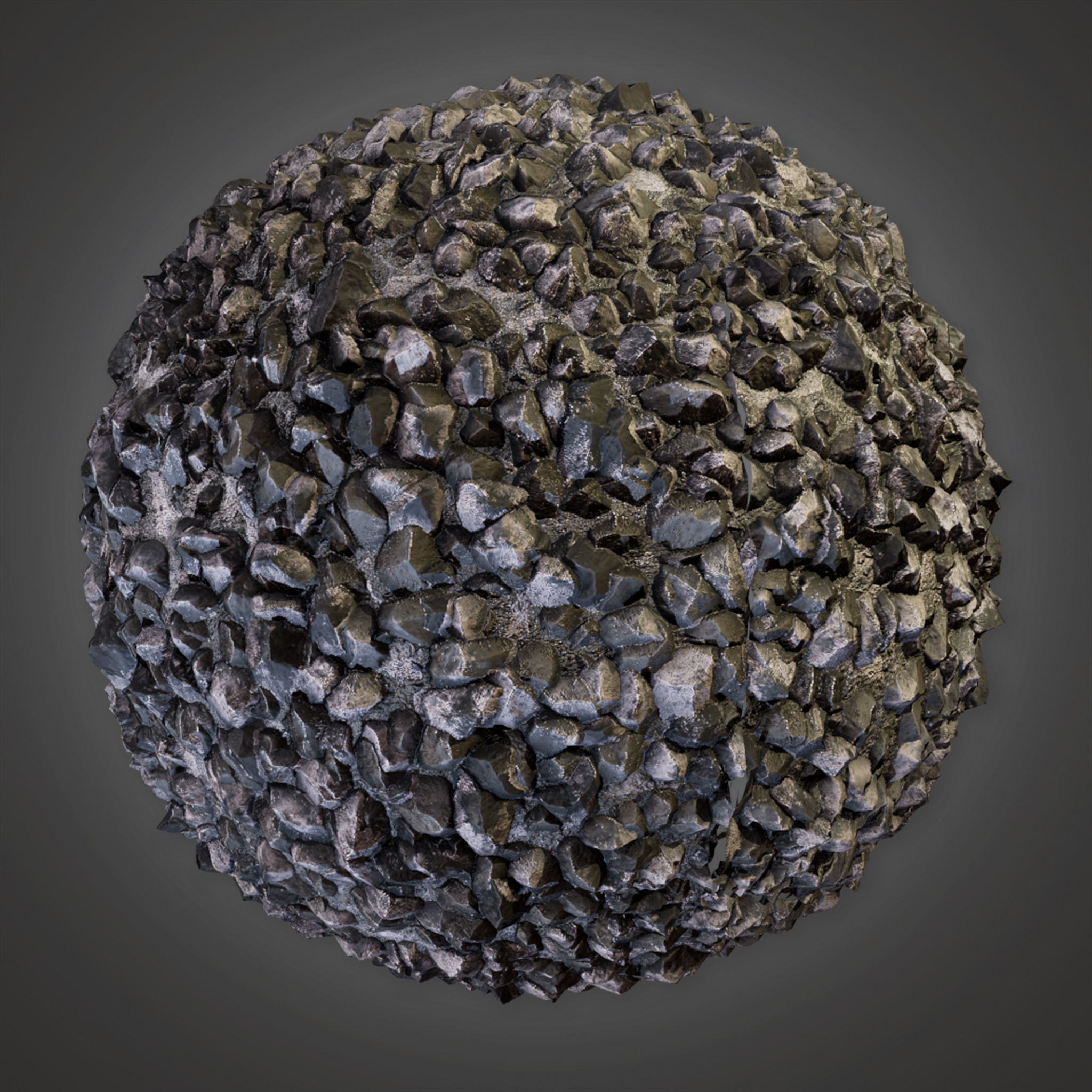 TRS - Burning Ember Coals 01 - PBR Tileable