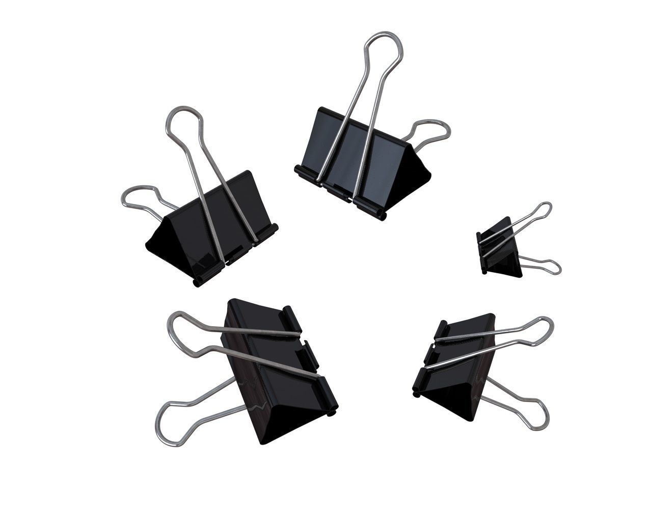 3D model Paper binder clip CGTrader