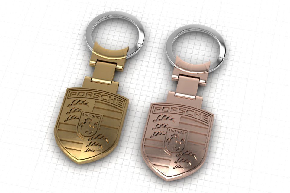 Porsche keychain