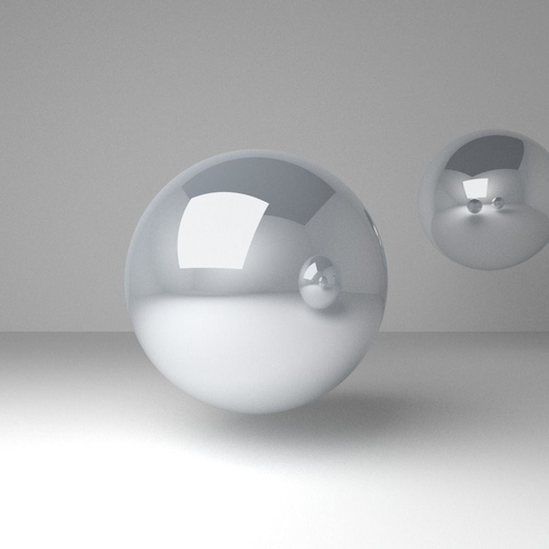 3D model Chrome Blender Material CGTrader