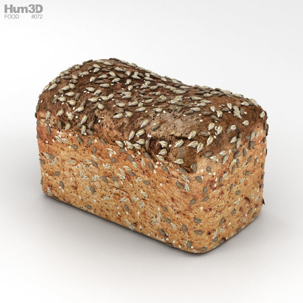 Bread 3D model