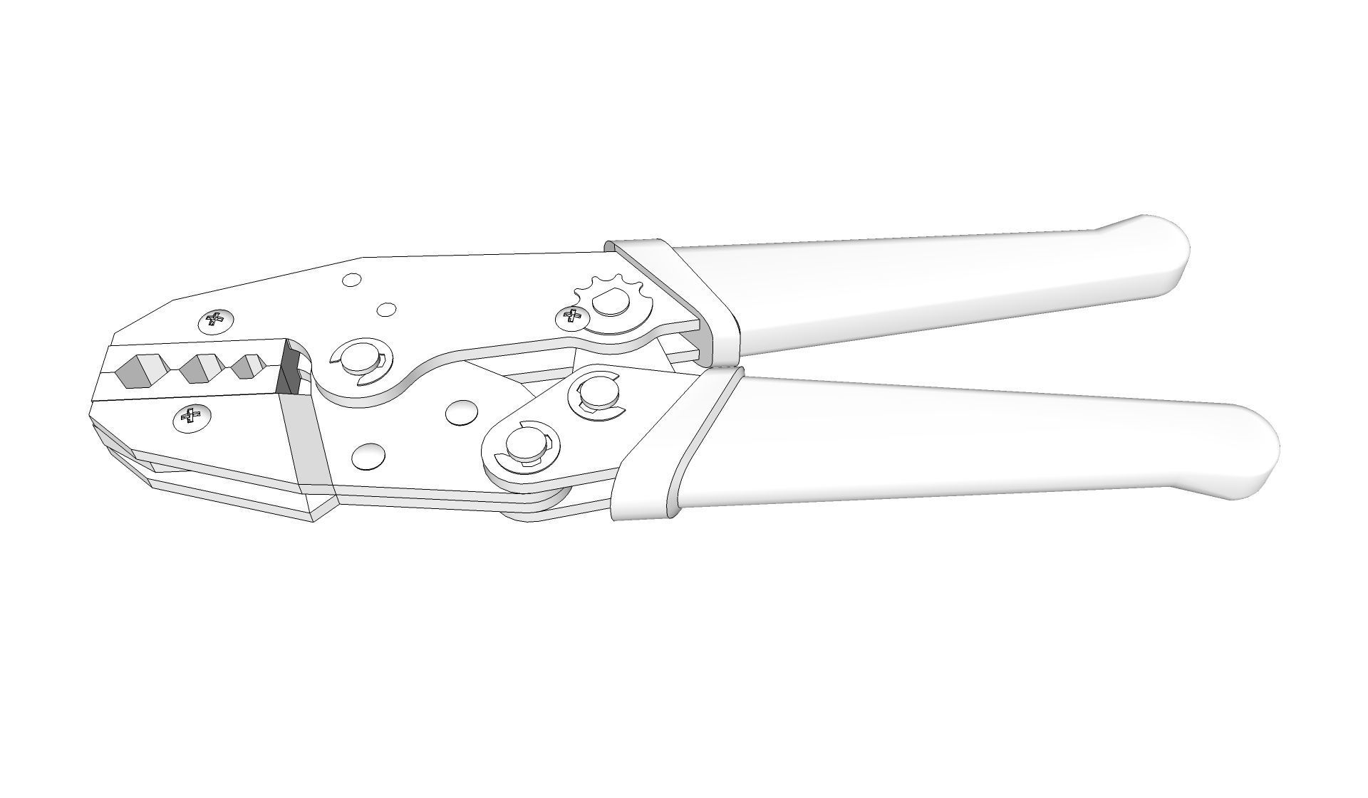 Crimping Tool 3D model CGTrader