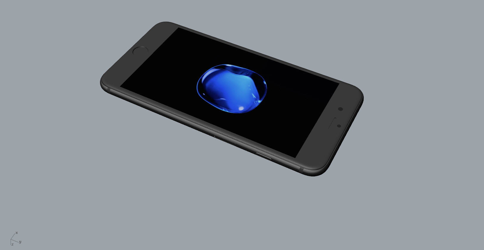 Realistic iphone 7 PLUS production 3D model 3D model 3D printable ...